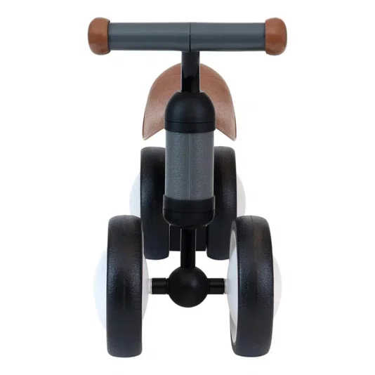 Bicicleta de Equilíbrio 4 Rodas Cinza Buba
