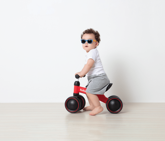 Bicicleta de Equilíbrio 4 Rodas Vermelha Buba