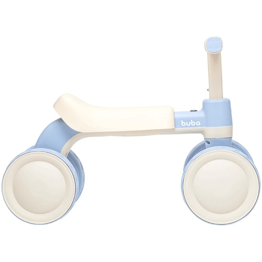 Bicicleta de Equilíbrio com Som 4 Rodas Azul Buba