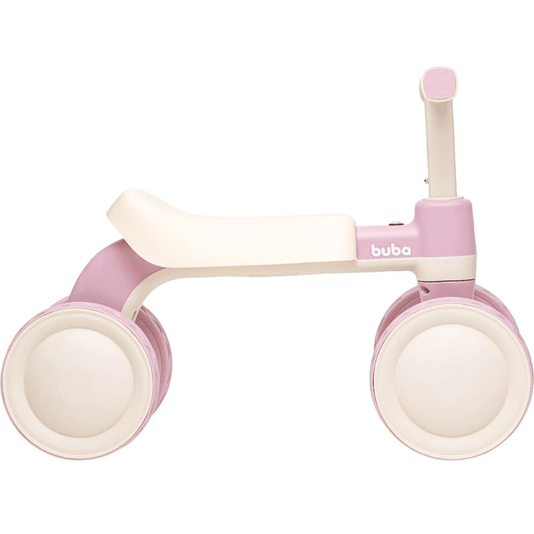 Bicicleta de Equilíbrio com Som 4 Rodas Rosa Buba