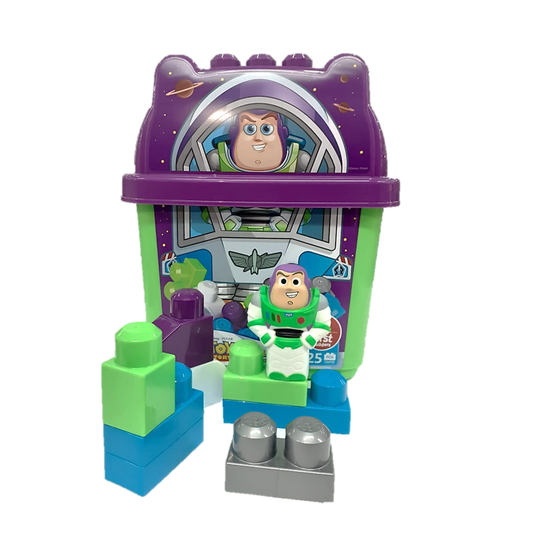 Blocos de Montar Balde Buzz Lightyear Toy Story Mega Bloks Mattel
