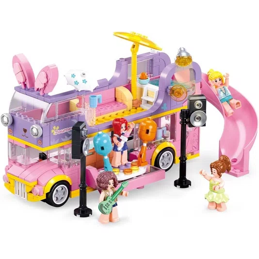 Blocos de Montar Festa Girl's Dream Cubic Multikids