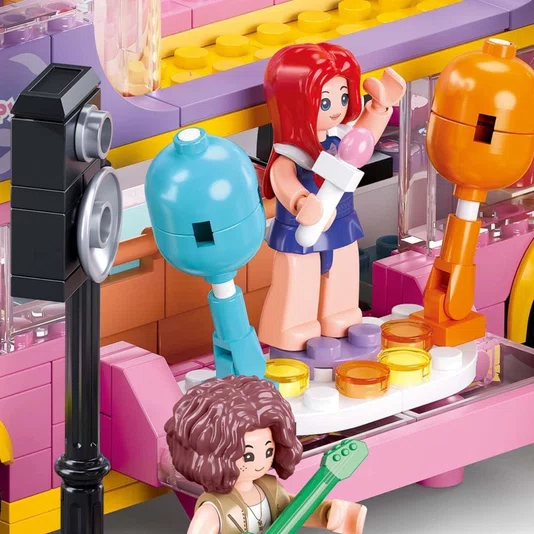 Blocos de Montar Festa Girl's Dream Cubic Multikids