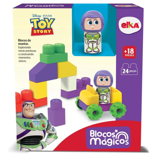 Blocos Mágicos de Montar Disney Toy Story Buzz Elka