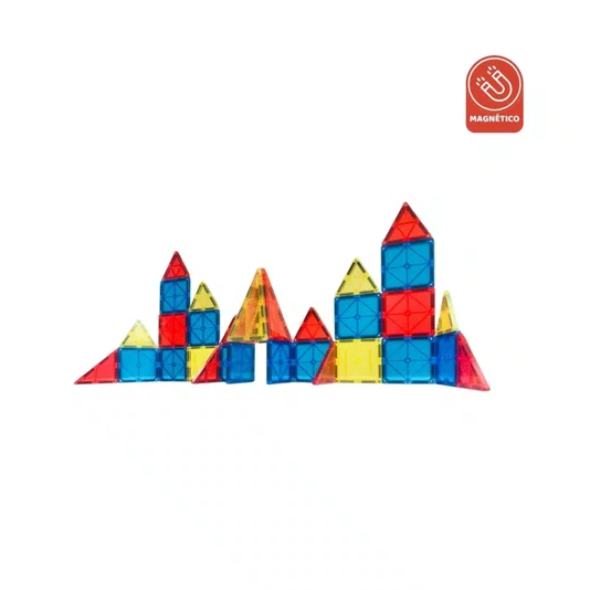 Blocos Magnéticos 32 Peças MagForma Steam Toy 