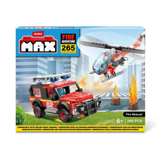 Blocos para Montar Max Aventura de Fogo Regaste de Incêndio Candide
