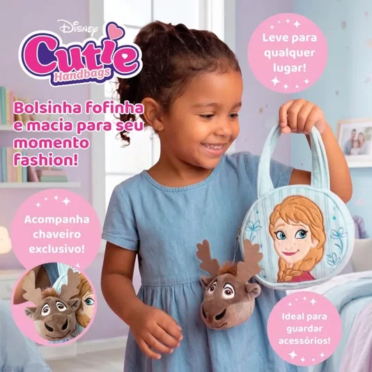 Bolsa Infantil Cutie Handbags Disney Frozen Anna Multikids