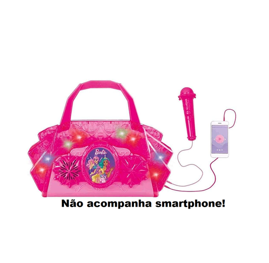 Bolsinha Musical com Função MP3 Player Barbie Barão Toys