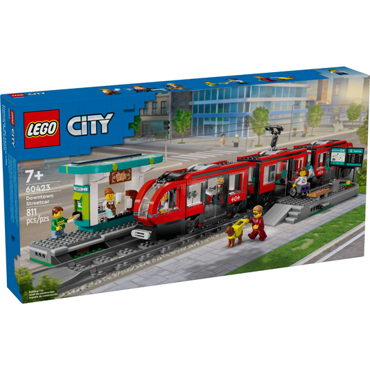 Bonde e Estação do Centro Lego City