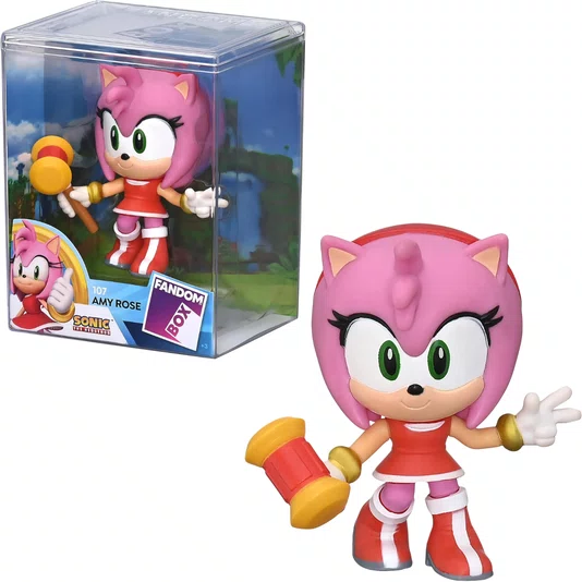 Boneca Amy Rose 107 Sonic The Hedgehog Fandom Box Lider