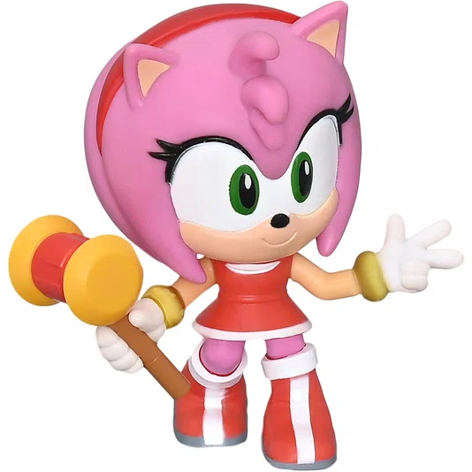 Boneca Amy Rose 107 Sonic The Hedgehog Fandom Box Lider
