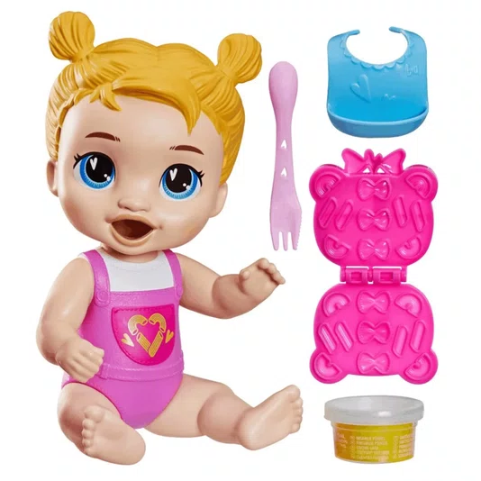 Boneca Baby Alive Comidinhas Divertidas Loira Hasbro