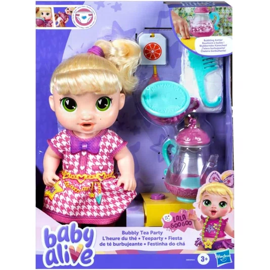 Boneca Baby Alive Festinha Do Chá Lala Loira Hasbro 