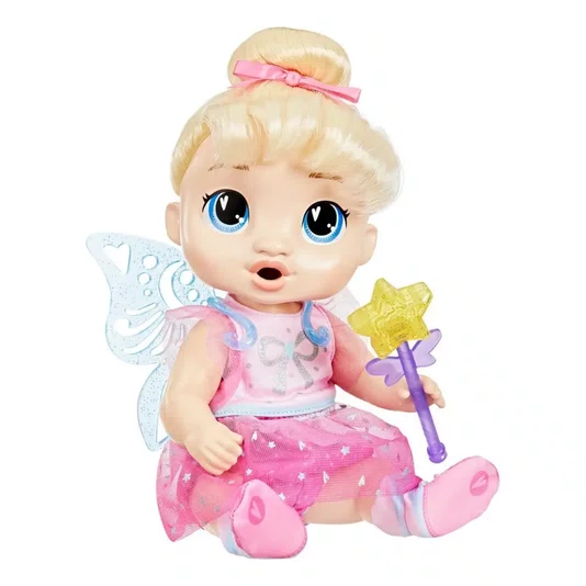 Boneca Baby Alive Moda de Conto de Fadas Loira Hasbro 