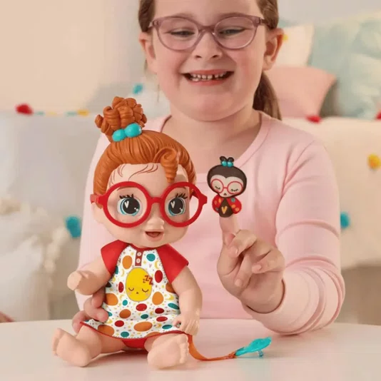 Boneca Baby Alive Pequenos Sonhos Dottie Doodle Ruiva Hasbro