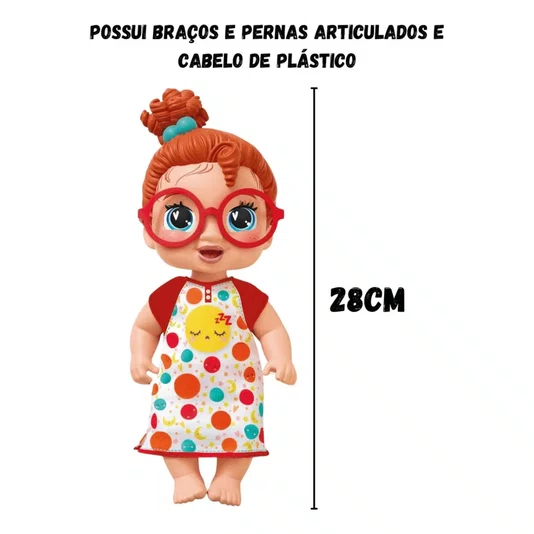 Boneca Baby Alive Pequenos Sonhos Dottie Doodle Ruiva Hasbro