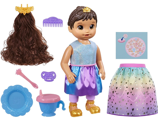 Boneca Baby Alive Princesa Ellie Grows Up Morena Hasbro