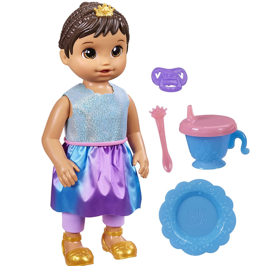 Boneca Baby Alive Princesa Ellie Grows Up Morena Hasbro