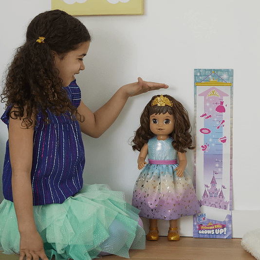 Boneca Baby Alive Princesa Ellie Grows Up Morena Hasbro