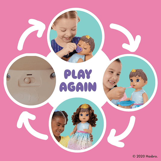 Boneca Baby Alive Princesa Ellie Grows Up Morena Hasbro