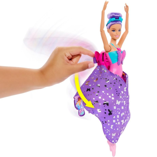 Boneca Barbie Bailarina e Borboleta Transformação 2 em 1 Mattel