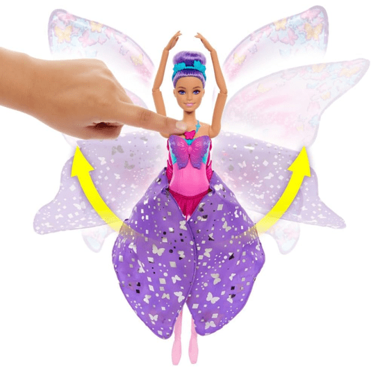 Boneca Barbie Bailarina e Borboleta Transformação 2 em 1 Mattel
