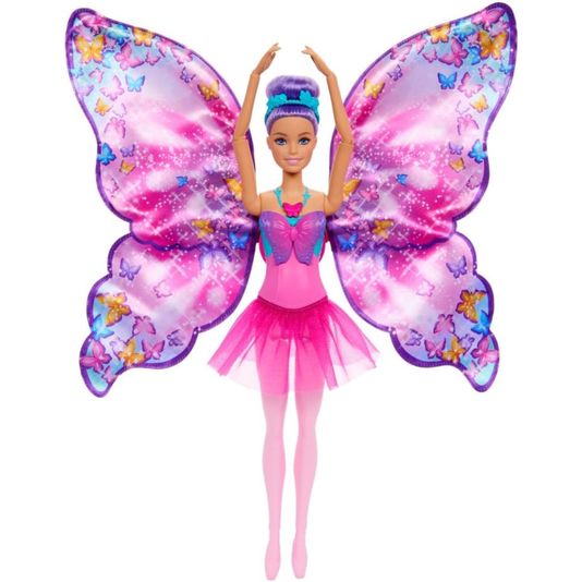 Boneca Barbie Bailarina e Borboleta Transformação 2 em 1 Mattel