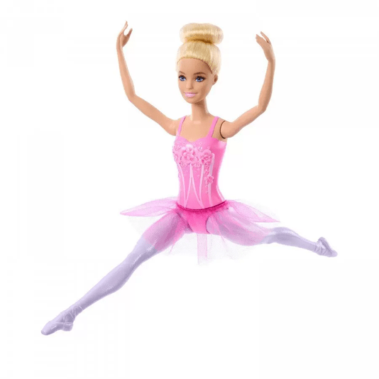 Boneca Barbie Bailarina Loira Roupa Floral Mattel