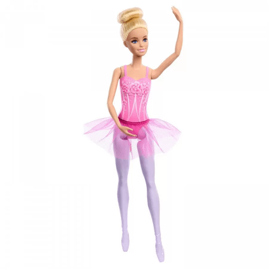 Boneca Barbie Bailarina Loira Roupa Floral Mattel