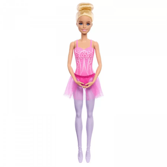 Boneca Barbie Bailarina Loira Roupa Floral Mattel