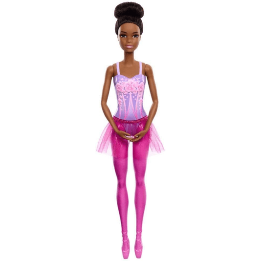 Boneca Barbie Bailarina Negra Roupa Floral Mattel