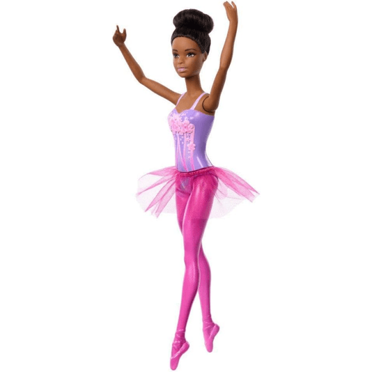 Boneca Barbie Bailarina Negra Roupa Floral Mattel