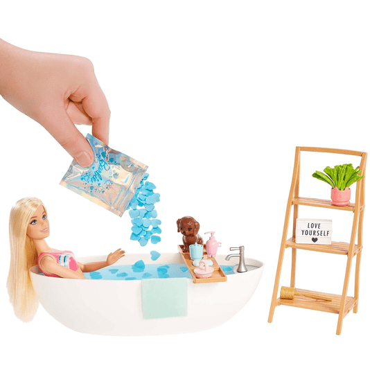 Boneca Barbie Banho de Confete Mattel