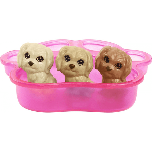 Boneca Barbie Cachorrinhos Recém Nascidos Mattel
