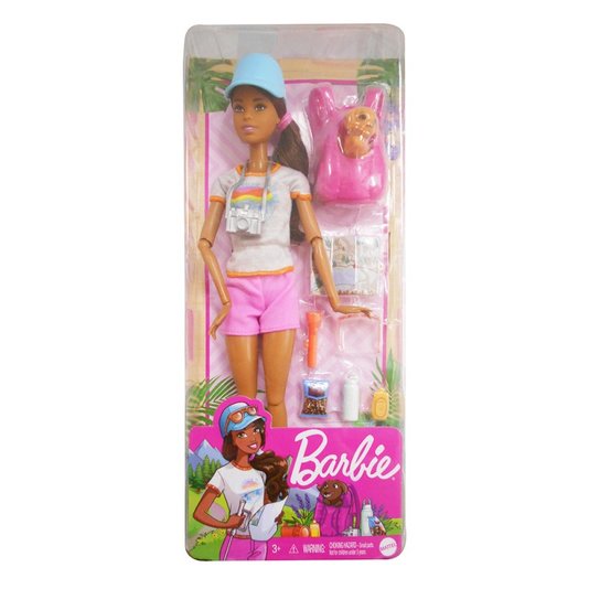 Boneca Barbie Caminhada com Cachorro