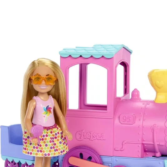Boneca Barbie Chelsea com Trem de Carnaval Mattel