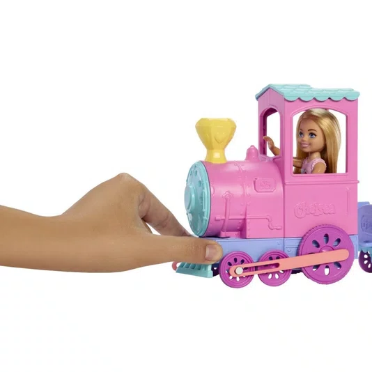 Boneca Barbie Chelsea com Trem de Carnaval Mattel