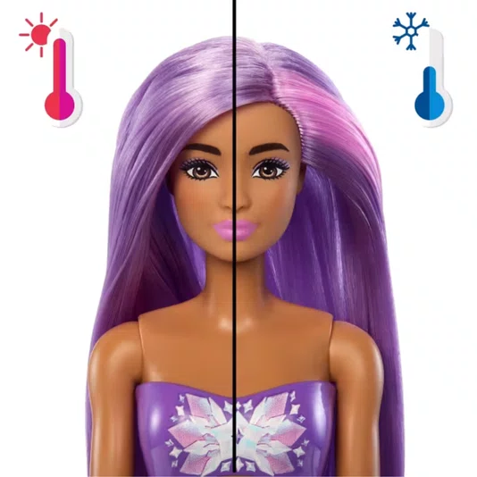 Boneca Barbie Color Reveal Sereia Surpresa Mattel