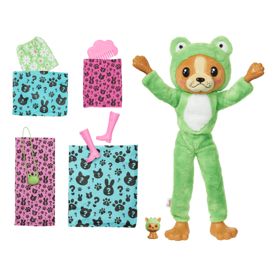 Boneca Barbie Cutie Reveal Cachorrinho Vestido De Sapo Mattel