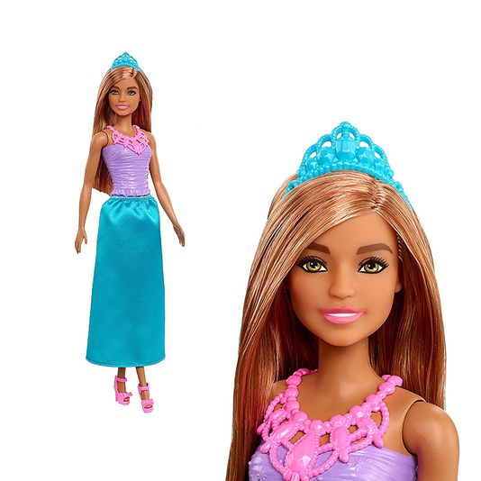 Boneca Barbie Dreamtopia Princesa Morena Mattel