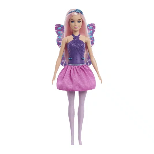 Boneca Barbie Fada Asas Roxa Mattel