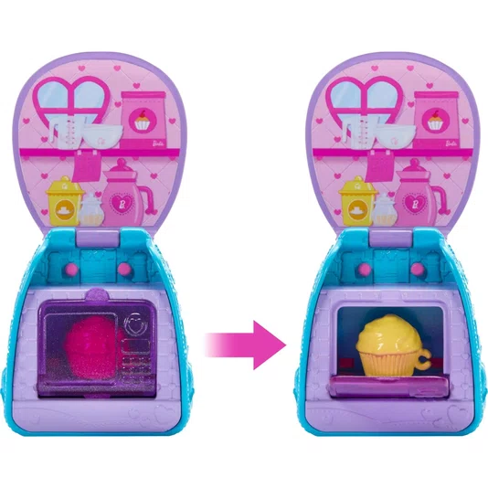 Boneca Barbie Family & Friends Club Chelsea Mochila de Cupcakes Mattel