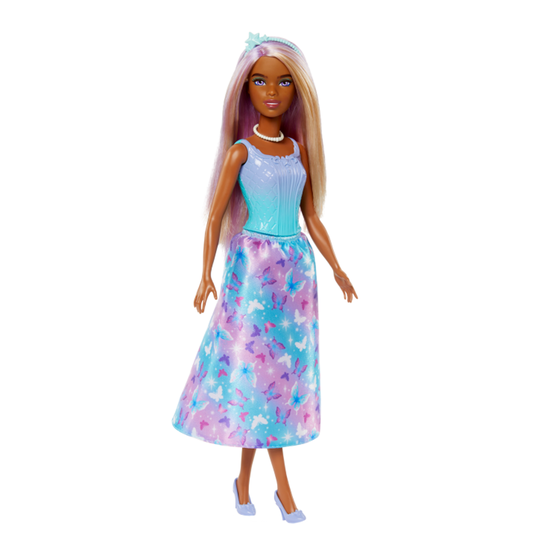 Boneca Barbie Fantasia Donzela Vestido de Sonho Lilás Mattel