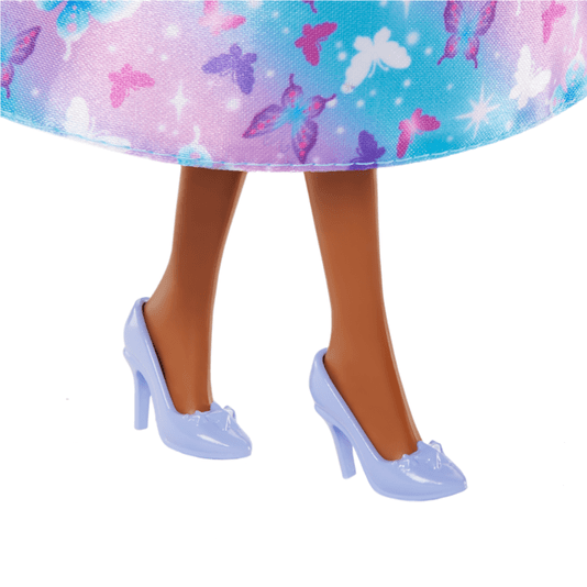 Boneca Barbie Fantasia Donzela Vestido de Sonho Lilás Mattel