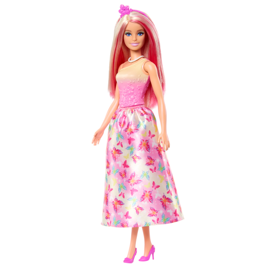 Boneca Barbie Fantasia Donzela Vestido de Sonho Rosa Mattel