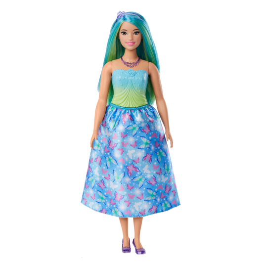 Boneca Barbie Fantasia Donzela Vestido de Sonho Verde Mattel