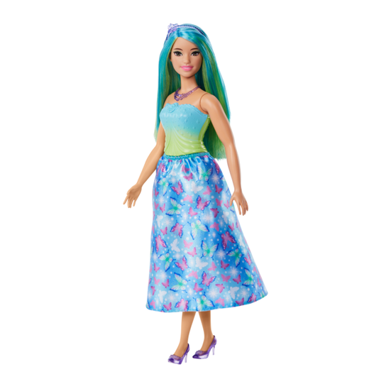 Boneca Barbie Fantasia Donzela Vestido de Sonho Verde Mattel