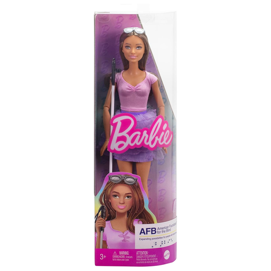 Boneca Barbie Fashionista Deficiente Visual #228 Mattel 