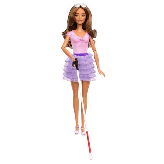 Boneca Barbie Fashionista Deficiente Visual #228 Mattel 