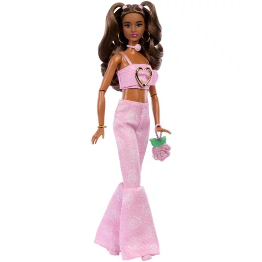 Boneca Barbie Fashionista Deluxe Style Top Rosa com Calça Mattel